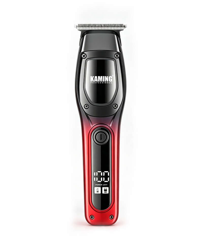 Kaming1711 Nouă mașină de tuns electrică pentru bărbați Zero Gap Afișaj digital 7000 RPM Trimmer pentru detalii Comerț transfrontalier