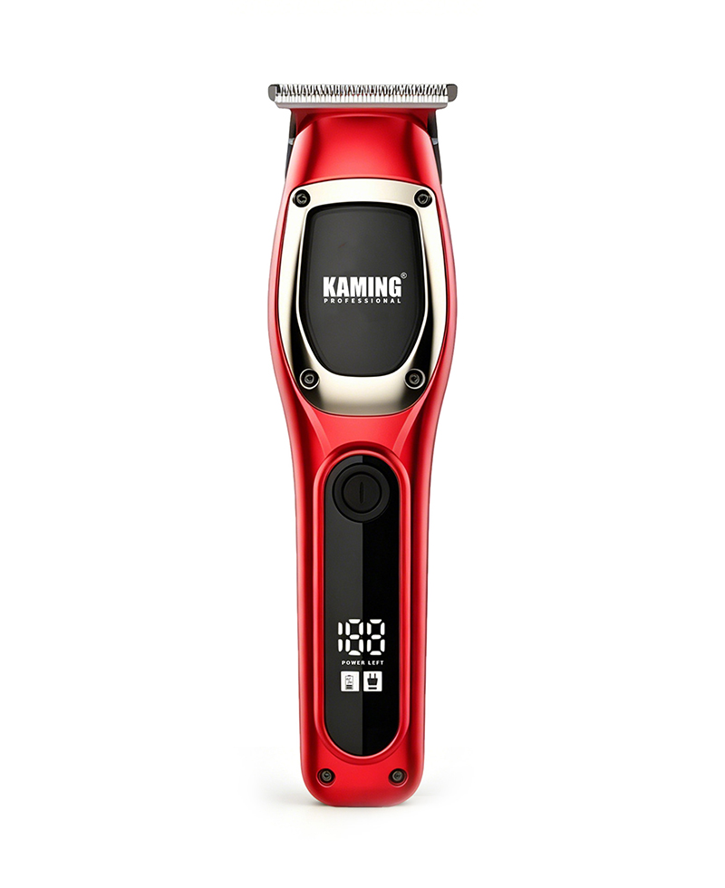 Kaming1711 Nouă mașină de tuns electrică pentru bărbați Zero Gap Afișaj digital 7000 RPM Trimmer pentru detalii Comerț transfrontalier
